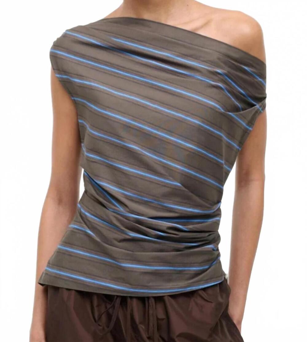 NEW STAUD phare top in huntington stripe